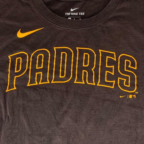 San Diego Padres MLB Brown Nike Short Sleeve Crewneck Shirt Mens Large - Picture 2 of 4